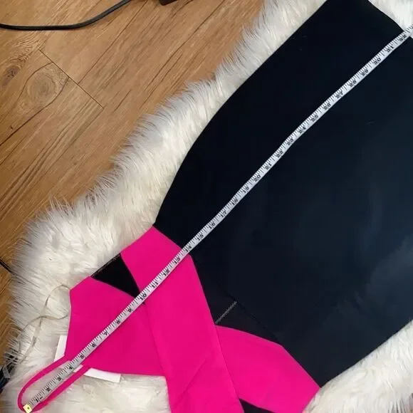 Lucy Paris Women’s Fuchsia and Black Size Small Mini Dress. New With Tags. NWT - Picture 9 of 11